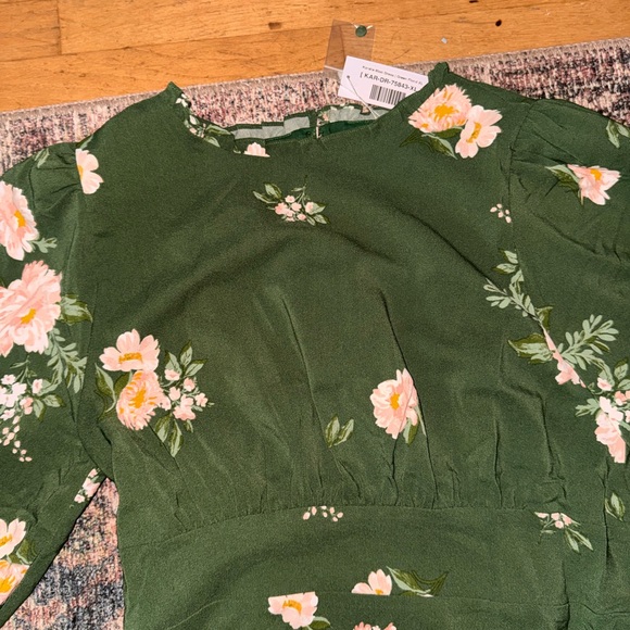 Baltic Born Olive Floral Dress - Picture 3 of 6